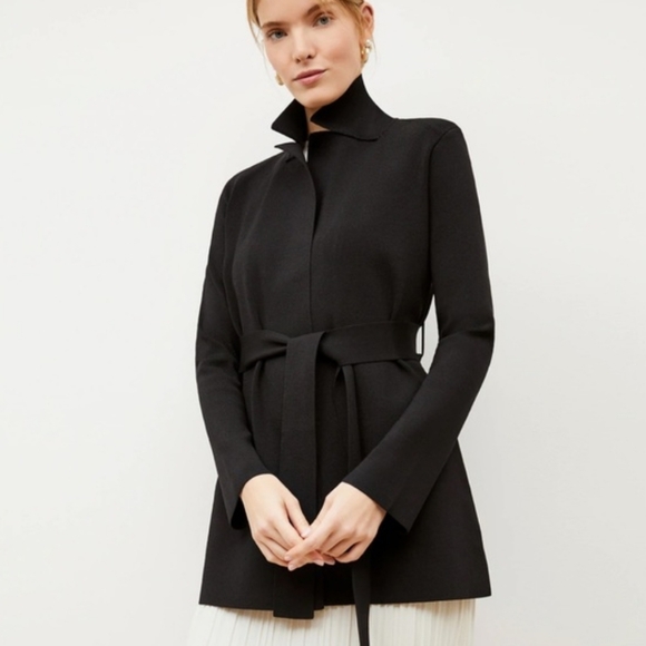 NWT MM LAFLEUR The Merritt Jardigan Jersey Blazer Navy Women's Size Small - Picture 12 of 12